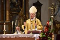 Aranymisét tartott a váci püspök Szolnokon